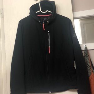 Black zip up jacket